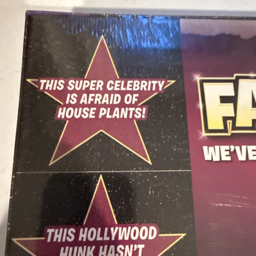 Hollywood Fact or Crap Celebrity Trivia Spin Master Game New Sealed